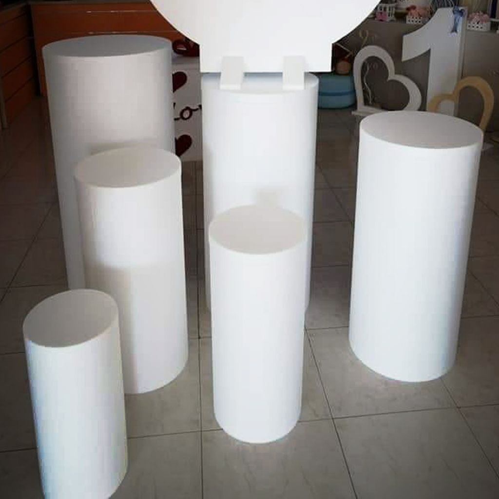Base in polistirolo a cilindro diametro 10 alta 7,5cm - Decorazioni DIY